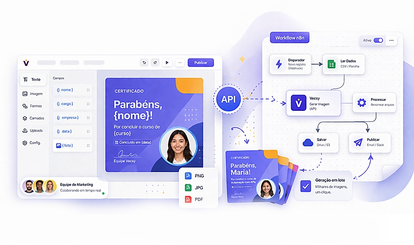Como Gerar Certificados Automáticos com Vecsy e n8n