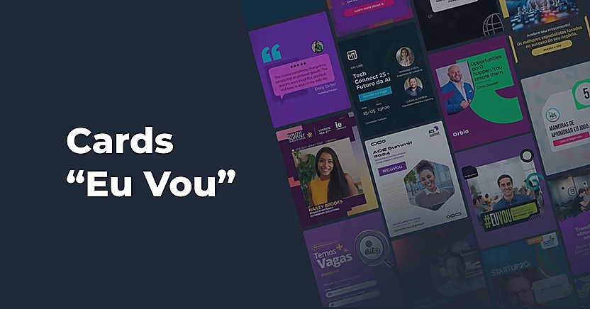 Arte “Eu Vou” para Eventos: Como Engajar Seu Público com Cards Digitais