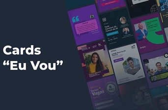Arte “Eu Vou” para Eventos: Como Engajar Seu Público com Cards Digitais