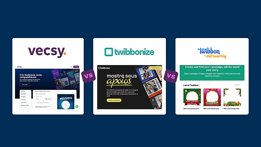 Vecsy Cards x Twibbonize x Twibbon.app: Qual é a Melhor Opção para Ampliar o Alcance de Eventos e Campanhas?